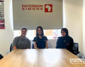 CONGRATULATIONS TO THE PATERSON SIMONS UK TEAM FOR RECENT WINS IN THEIR ASSOCIATION OF ACCOUNTING TECHNICIANS (AAT) EXAMS!