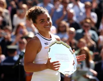 DID YOU KNOW THAT FEMALE TENNIS PLAYER JASMINE PAOLINI RECENLY MADE HISTORY AS FIRST TENNIS PLAYER OF GHANAIAN HERITAGE TO REACH WIMBLEDON FINAL?