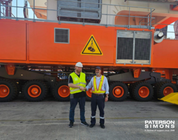 PATERSON SIMONS COMMISSIONS TWO KONECRANES GOTTWALD MOBILE HARBOR CRANES FOR ICTSI, ONNE, NIGERIA