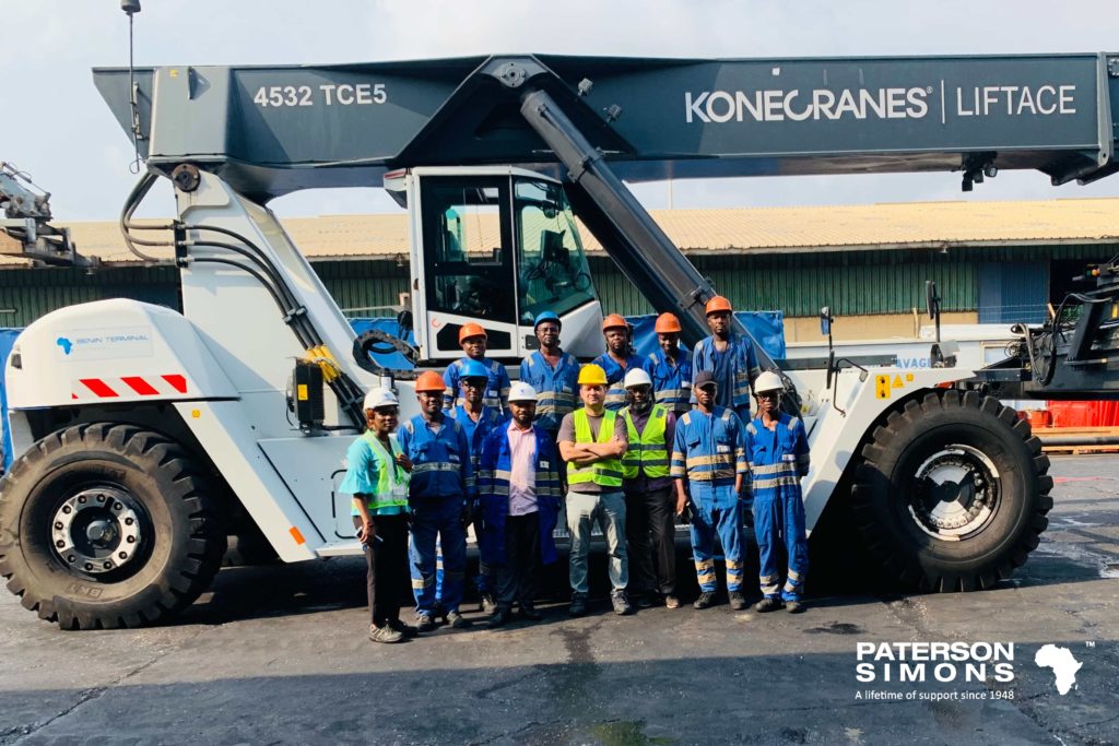 PATERSON SIMONS TECHNICAL KONECRANES LIFTTRUCKS TRAINING FOR AFRICA GLOBAL LOGISTICS (AGL), BENIN