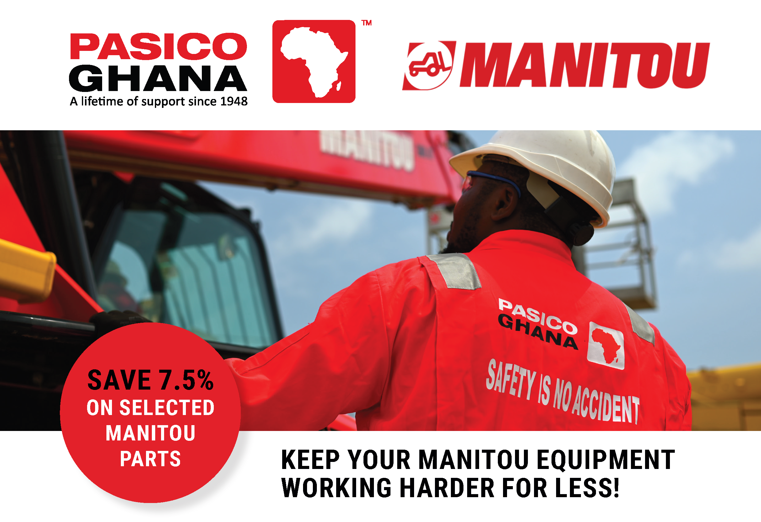 SAVE 7.5% ON SELECTED MANITOU PARTS WITH PASICO GHANA!